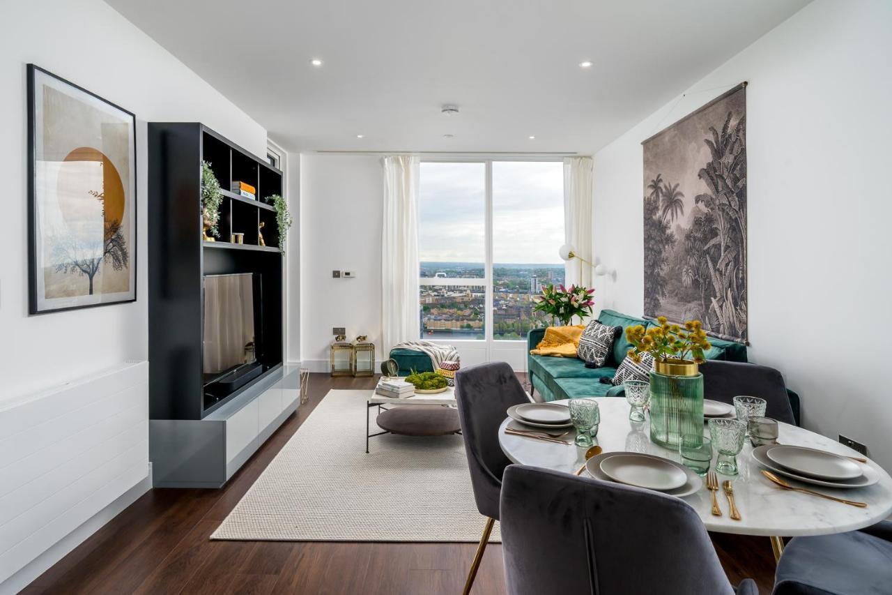 Luxurious Spacious 2Bed Suites Skyline River Views By Canary Wharf Londyn Zewnętrze zdjęcie