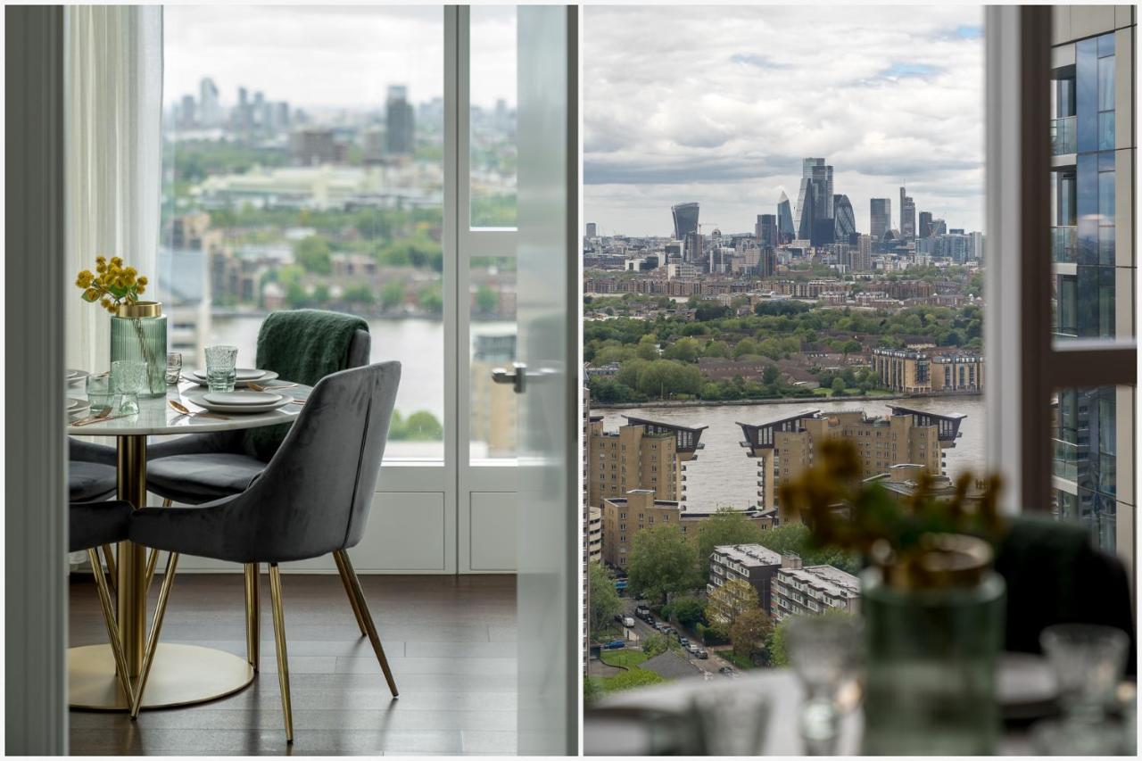 Luxurious Spacious 2Bed Suites Skyline River Views By Canary Wharf Londyn Zewnętrze zdjęcie